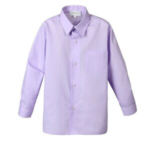 NWT lilac boys button down size 12